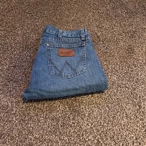 assortment of western jeans